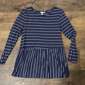 MATILDA JANE Womens small peplum top